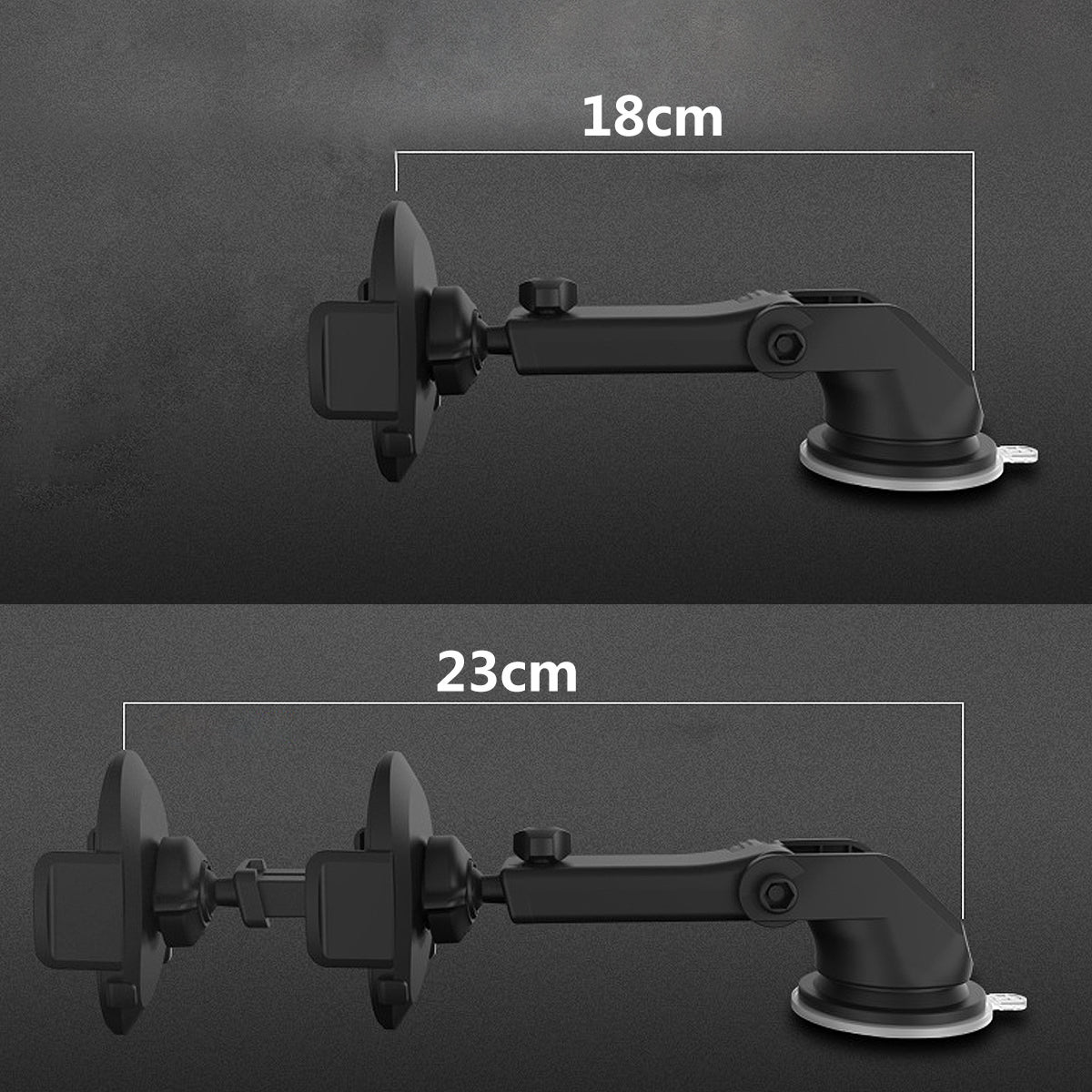 KZ Telescopic Dash Mount arm extending from 18cm to 23cm