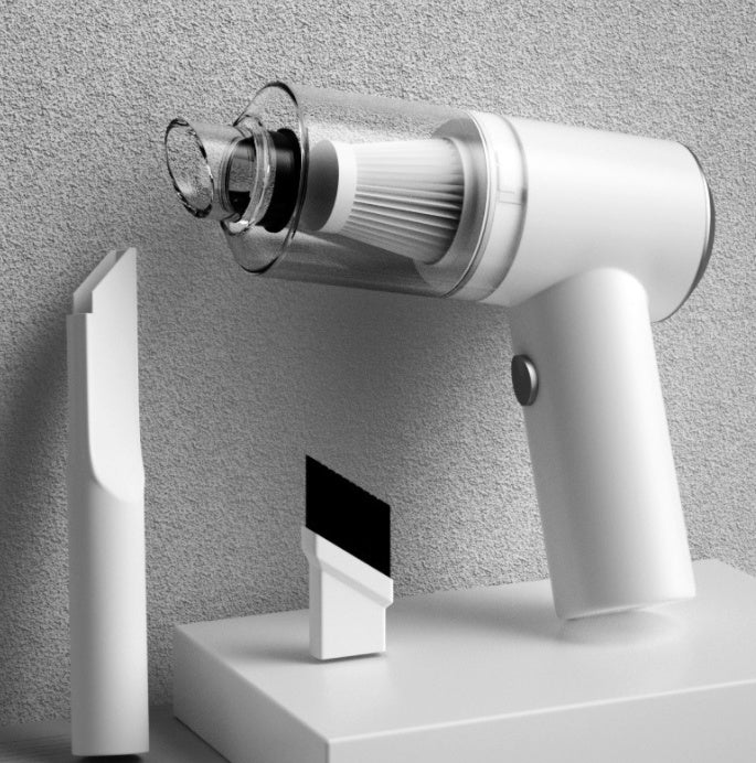 Close-up of the KZ Cordless Car Vacuum's removable washable filter cup