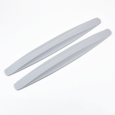 Pair of grey carbon-fibre KZ Bumper Guard Strips